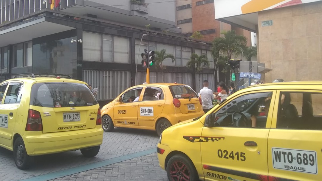 Taxistas de Ibagué trabajarán a media marcha por el paro nacional