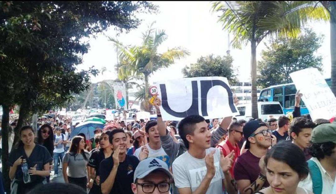 Marcha del 21 de noviembre en Manizales