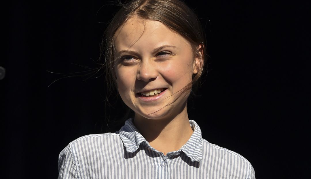 Greta Thunberg viajo en el tiempo: Por esta foto dicen que Greta Thunberg viajó en el tiempo