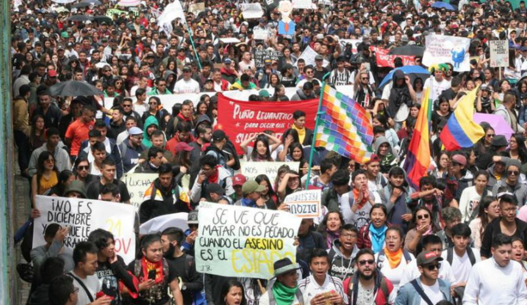 Más de 10 mil boyacenses salieron a marchar en el paro: Más de 10 mil boyacenses salieron a marchar en el paro