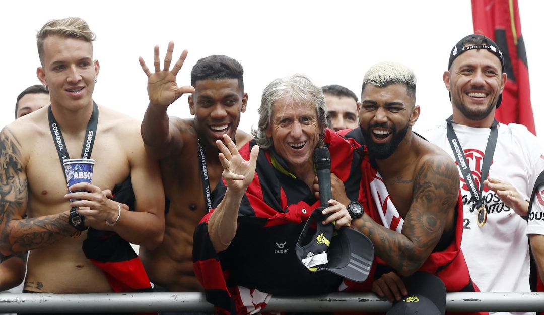 Flamengo Jorge Jesús Copa Libertadores Brasileirao Portugal: Un honor: El presidente de Portugal felicita a Jorge Jesús, DT de Flamengo