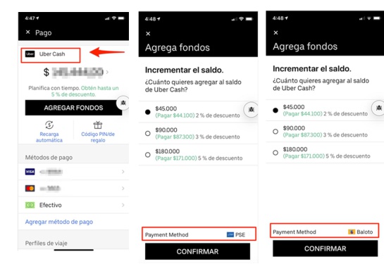 Uber Cash, pagos de Uber: Uber Cash, el método de pago recargable llega a Colombia Uber Cash, pagos de Uber: Uber Cash, el método de pago recargable llega a Colombia