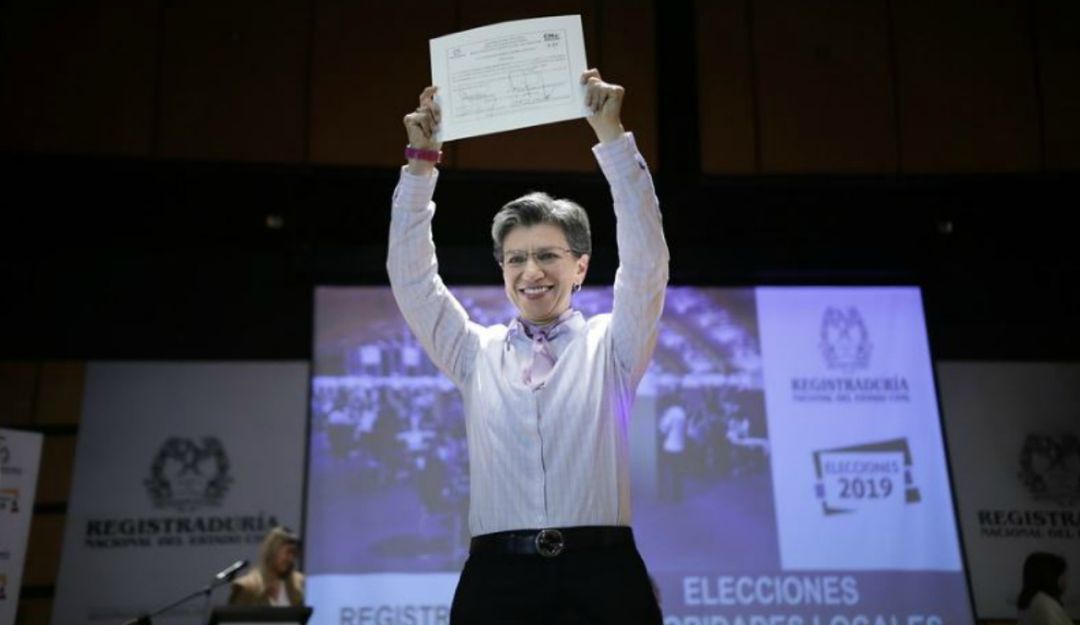 Claudia López Alcaldesa de Bogotá: Claudia lopez recibió credencial de Alcaldesa