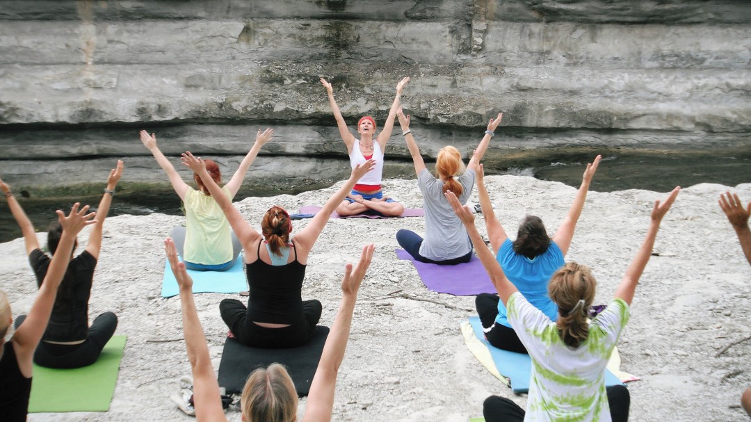 Yoga en la jornada de paro