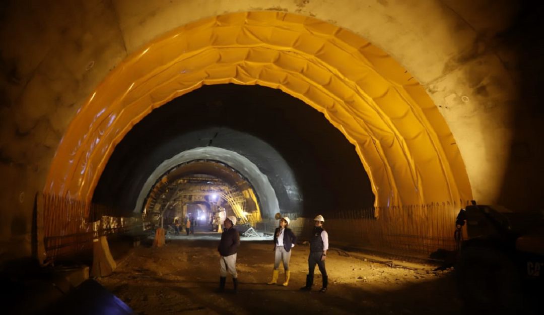 Túnel de la Línea: Buen avance del Túnel de la Línea entre Tolima y Quindío