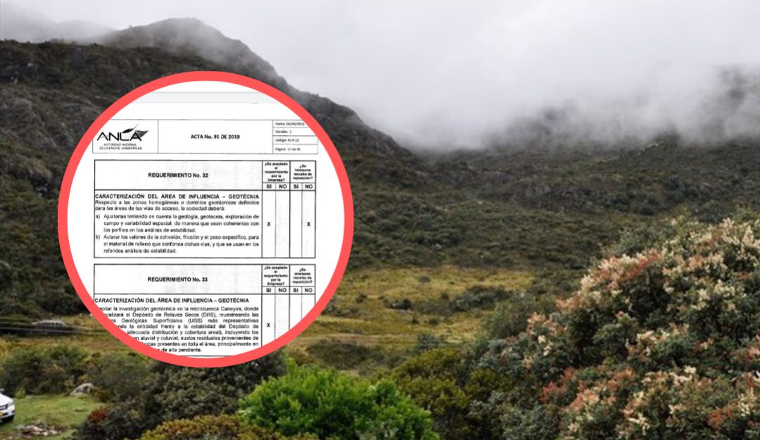 MEGAMINERÍA REQUERIMIENTOS SANTURBAN MINEA ANLA SANTANDER: Nuevos reparos a proyecto de megaminería