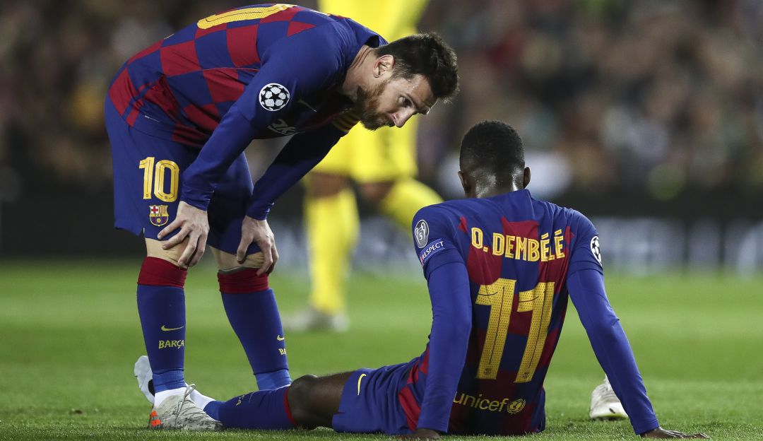 FC Barcelona 120 años Dembelé lesión: Barcelona recibe una mala noticia en su cumpleaños número 120