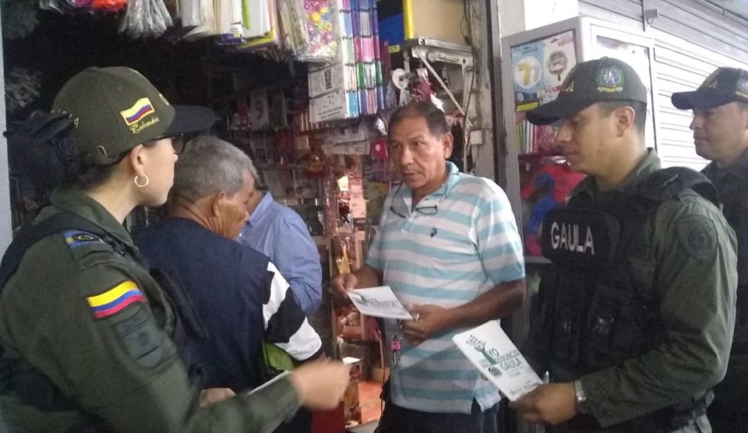 Extienden horario comercio: Policía intensifica operativos en el sector comercial en Ibagué