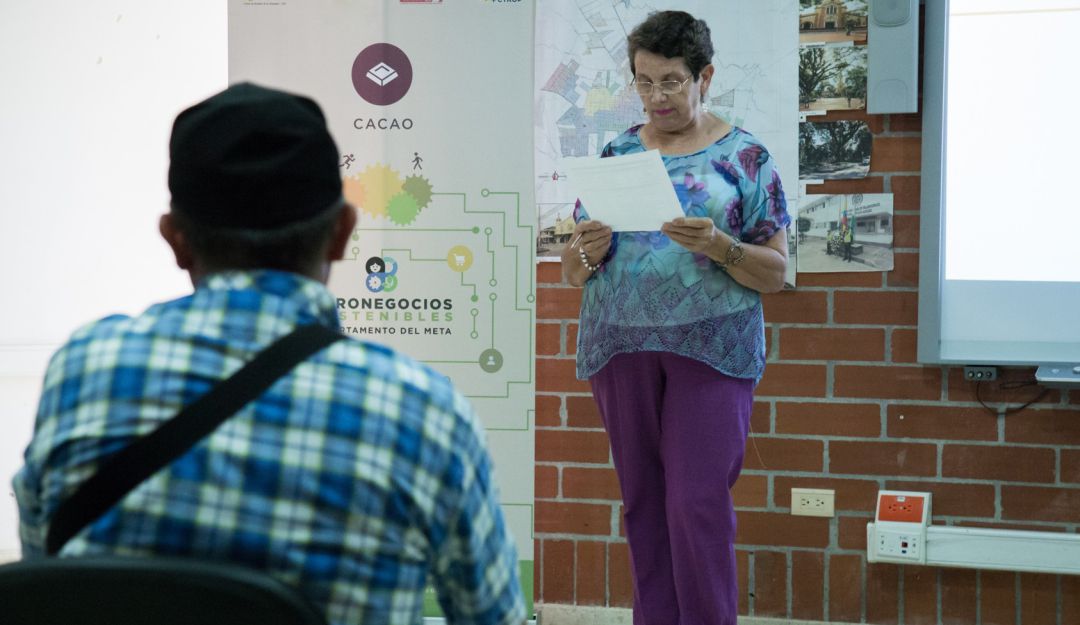 Capacitación a campesinos en el Meta