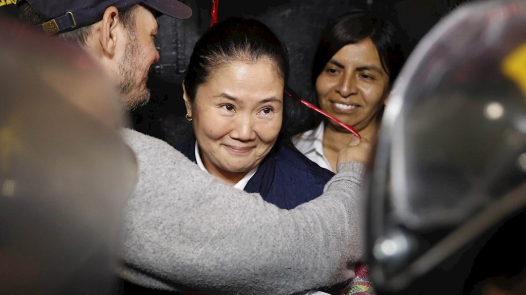 Keiko Fujimori reaparece en familia, un día después de dejar la prisión