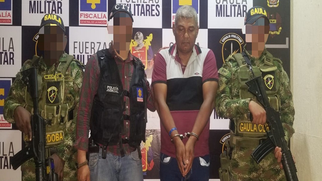 Capturan en Córdoba a alias Chitiva, señalado del asesinato de un juez