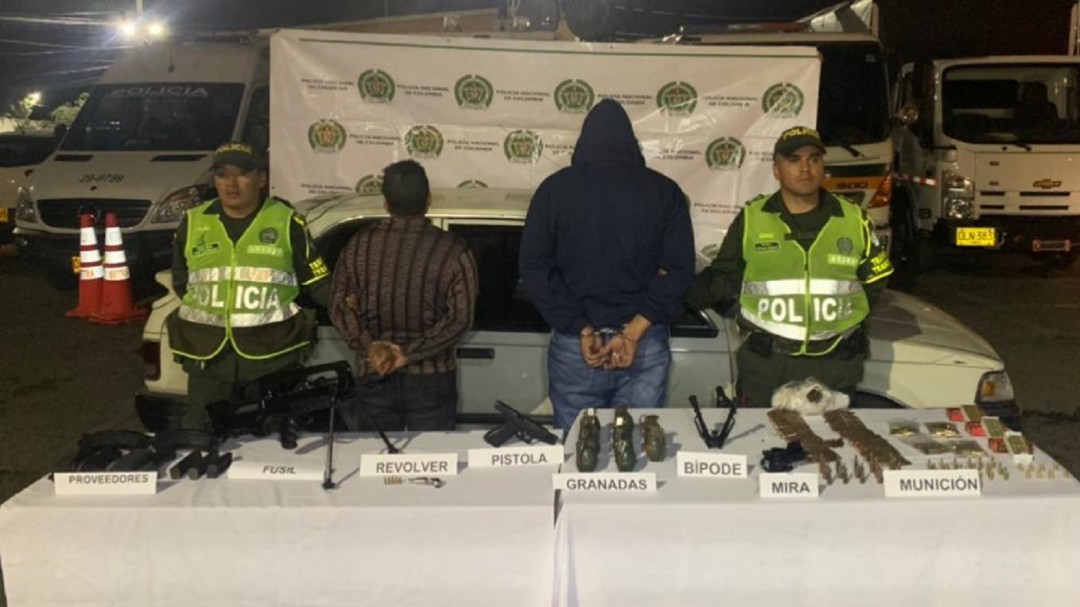 Decomisan armas que iban para disidencias en Nariño