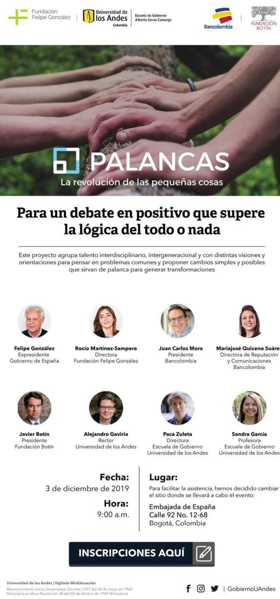 Debate Embajada de España Fundación Felipe González: Fundación Felipe González planteará discusión para generar transformaciones Debate Embajada de España Fundación Felipe González: Fundación Felipe González planteará discusión para generar transformaciones