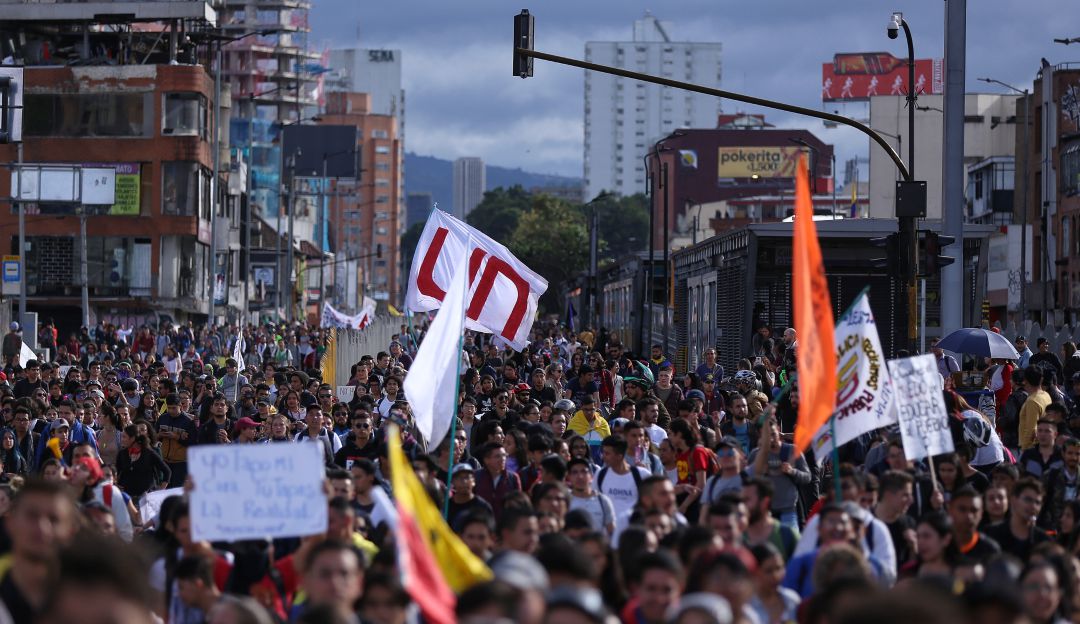 Vías congestionadas paro 4D: ¡Ojo! Evite tomar estas vías en Bogotá por marchas del 4D