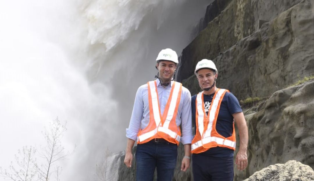 alcalde electo de Medellín y gobernador electo visitaron Hidroituango: Aníbal Gaviria y Daniel Quintero visitaron el proyecto Hidroituango