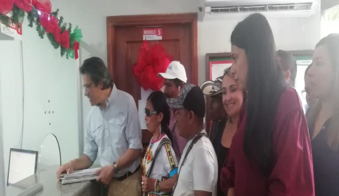restitución de tierras, Andrés Augusto Castro Forero, Montería, Emberá: Radican la primera demanda de restitución étnica en Córdoba