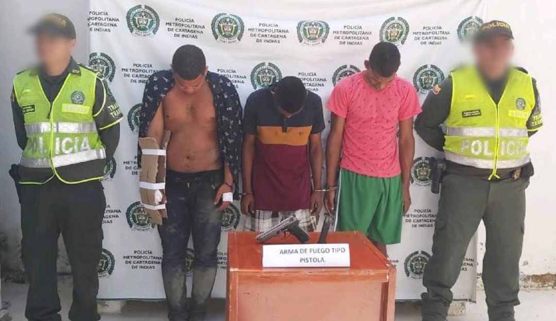 Captura atraco bus vía Cartagena Mahates Bolívar: En Bolívar, capturan a 3 sujetos después de atracar a pasajeros de un bus