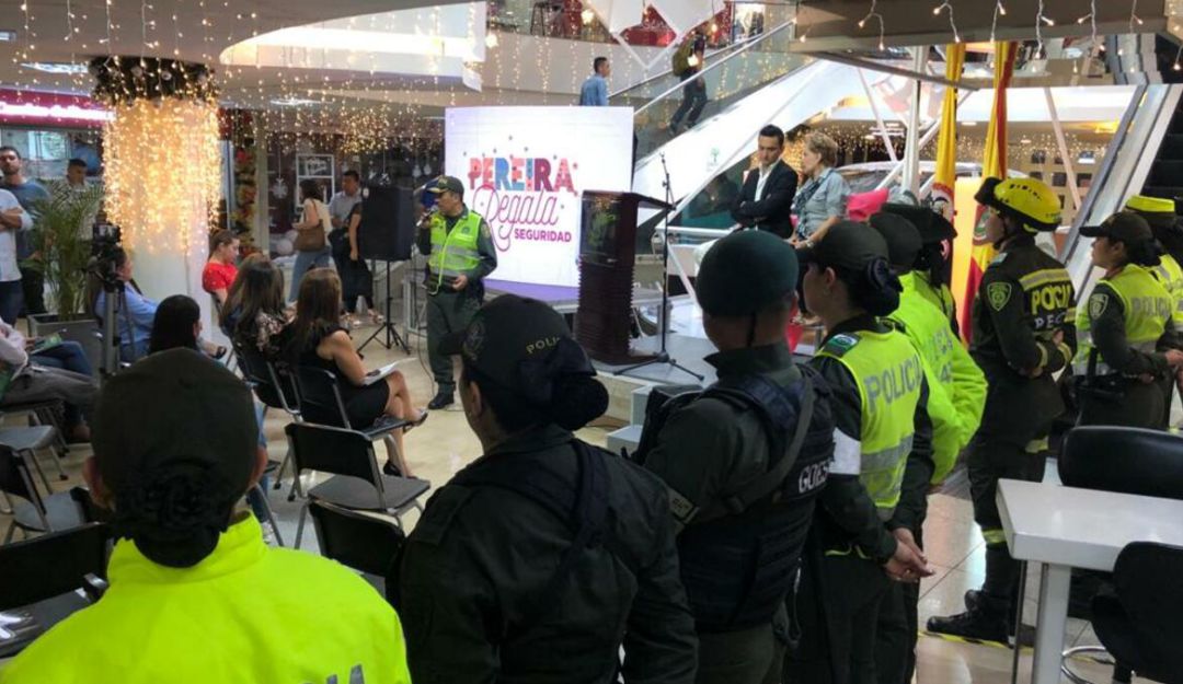 Plan navidad para pereira: 1.200 unidades de la Policía hacen parte del plan navidad en Pereira