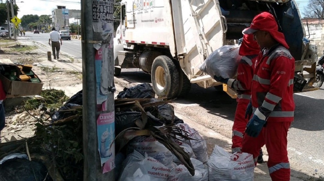 Veolia Cartagena intensifica labores en temporada de Navidad y fin de año