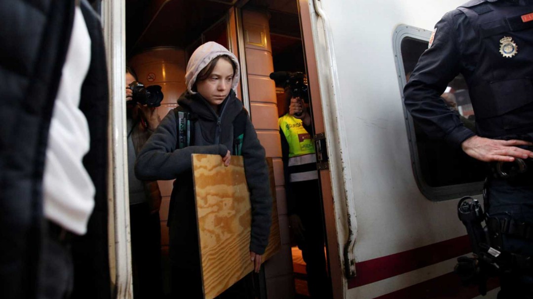 Greta Thunberg llega a Madrid para participar en Marcha del Clima