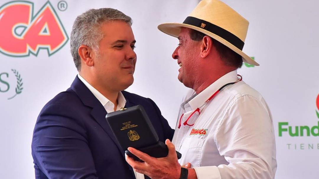 Presidente Iván Duque entregó La Cruz de Boyacá a Panaca por sus 20 años