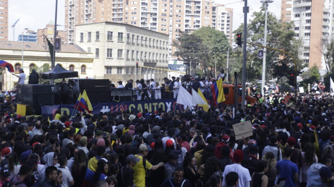 Así avanza el concierto ‘Un Canto por Colombia en la Calle’