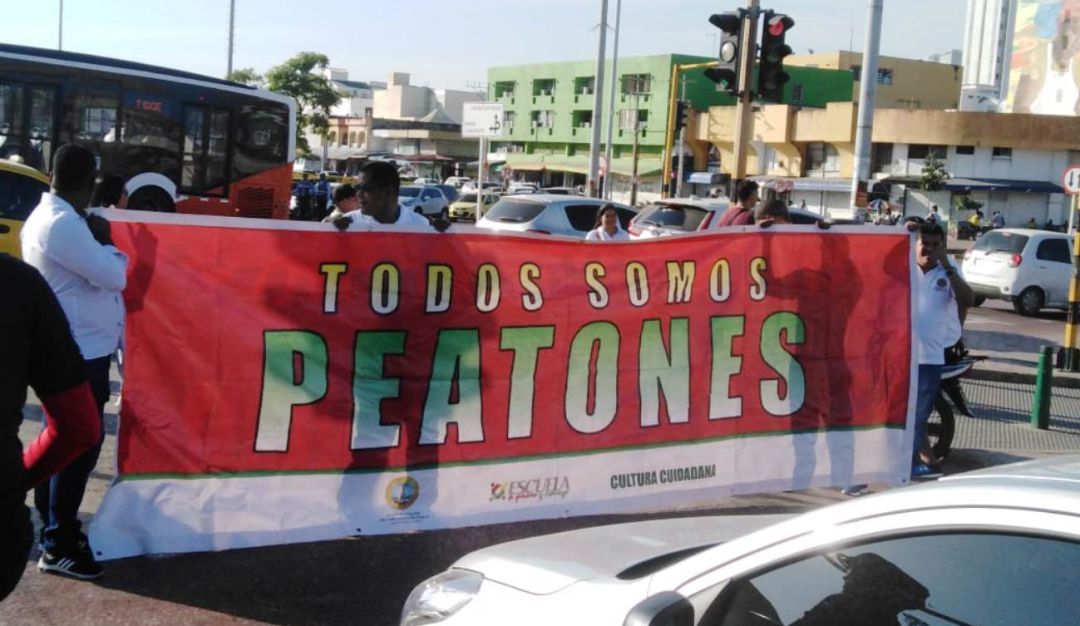 Todos Somos Peatones: “Todos Somos Peatones” busca generar conciencia en los cartageneros