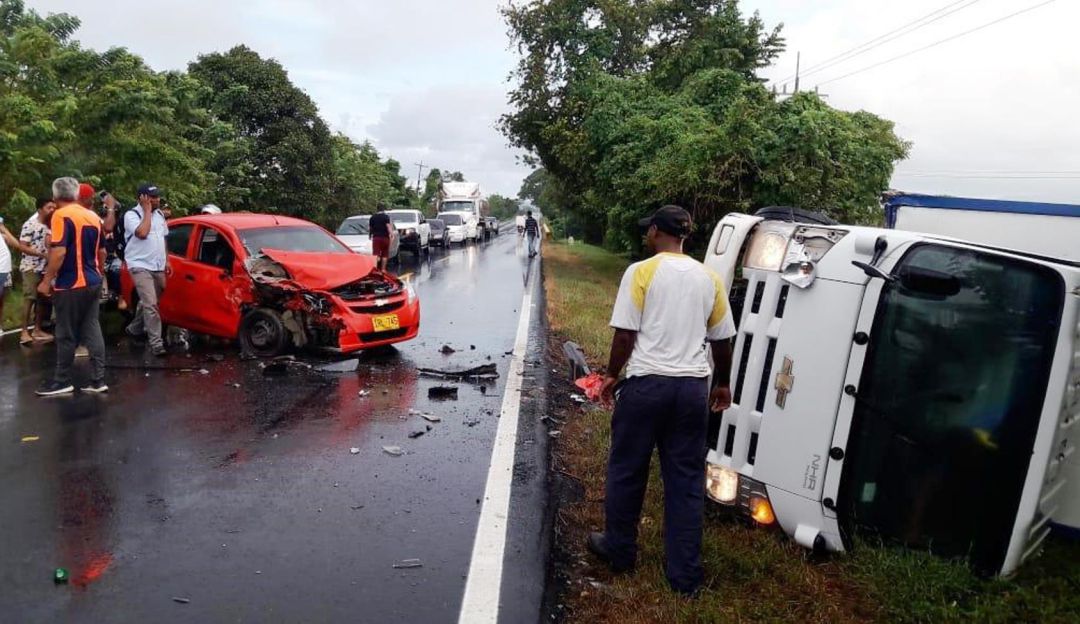 Accidente en la Troncal de Occidente: Accidente en la Troncal de Occidente deja algunos lesionados