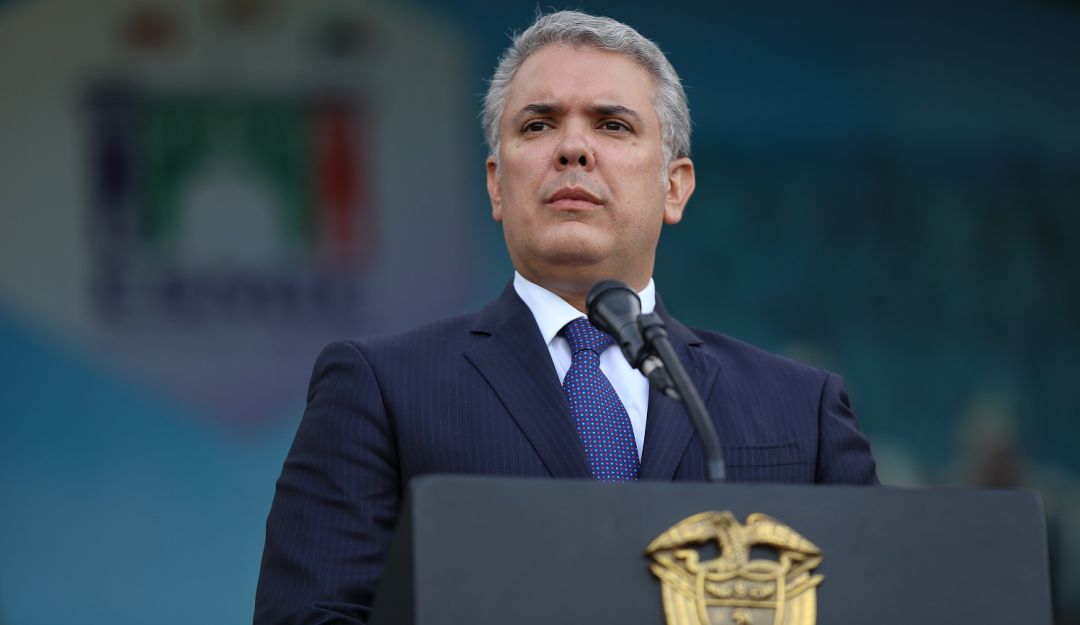 Duque en Cartagena: Presidente Duque defiende voluntad de paz en su gobierno