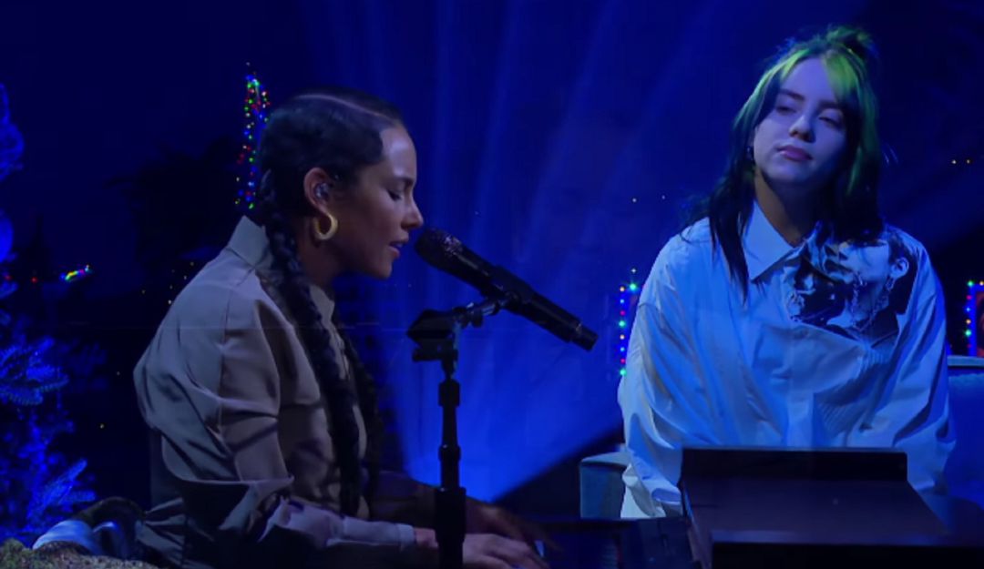 Alicia Keys Billie Eilish: ¡Un sueño cumplido! Billie Eilish cantó a dúo 'Ocean Eyes' con Alicia Keys