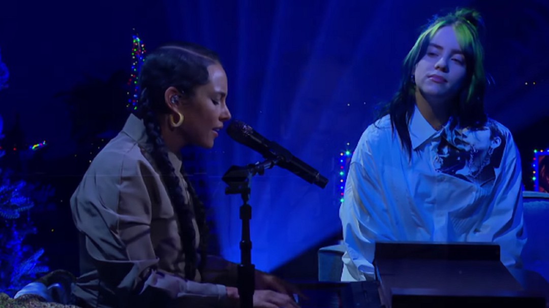 ¡Un sueño cumplido! Billie Eilish cantó a dúo 'Ocean Eyes' con Alicia Keys