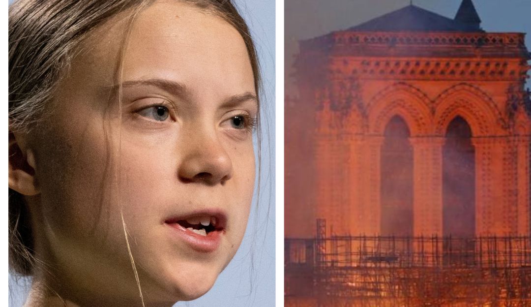Google Catedral Notre Dame Greta Thunberg: Thunberg y Notre Dame, entre las tendencias mundiales de 2019 en Google