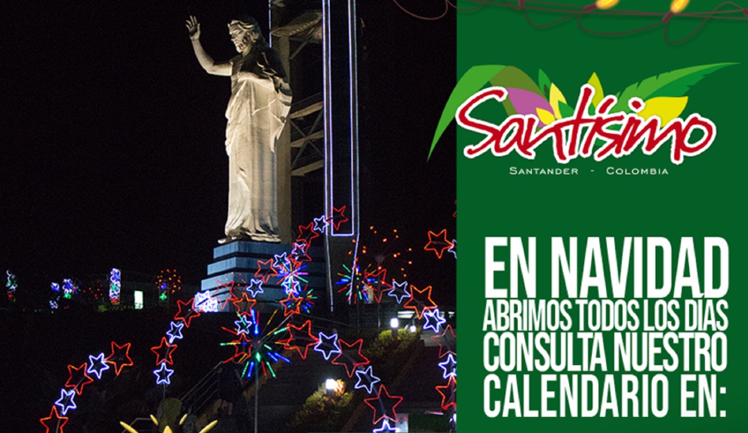 Parque del Cerro del Santísimo tendrá horario especial en Navidad: Tiempo de Navidad en el Parque Cerro del Santísimo