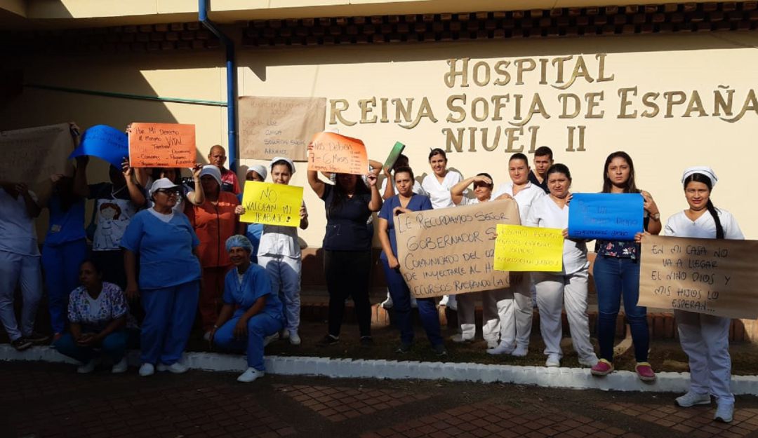Hospital Reina Sofía: En paro trabajadores del hospital Reina Sofía de Lérida en Tolima