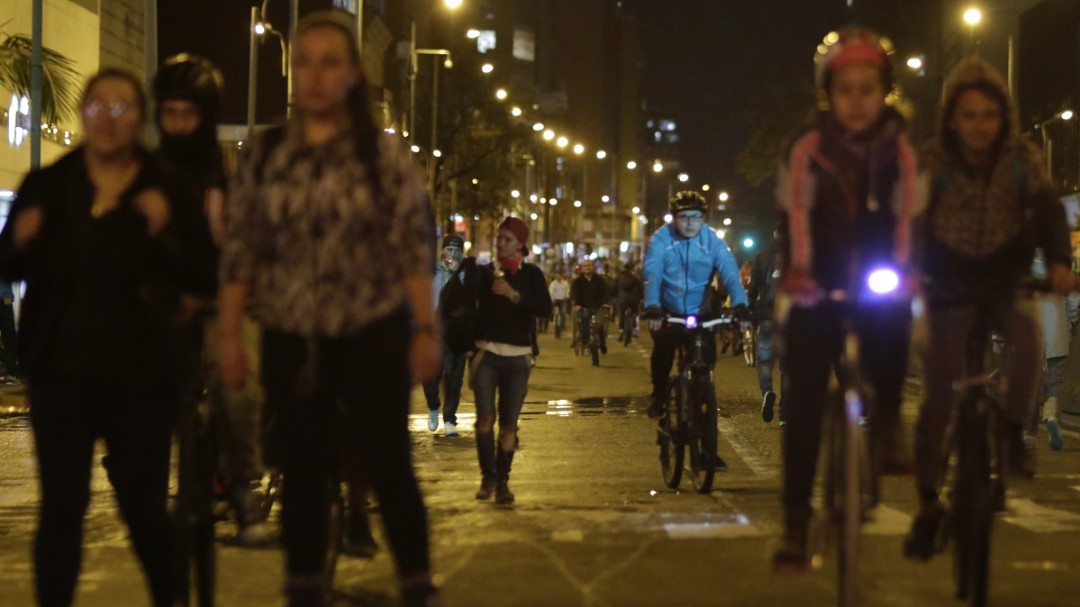 Salga bien preparado a la ciclovía nocturna de esta noche en Bogotá