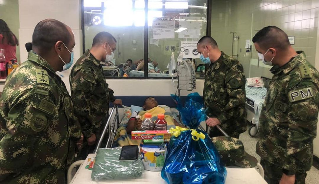 Descarga eléctrica: Militares heridos por descarga eléctrica se recuperan satisfactoriamente