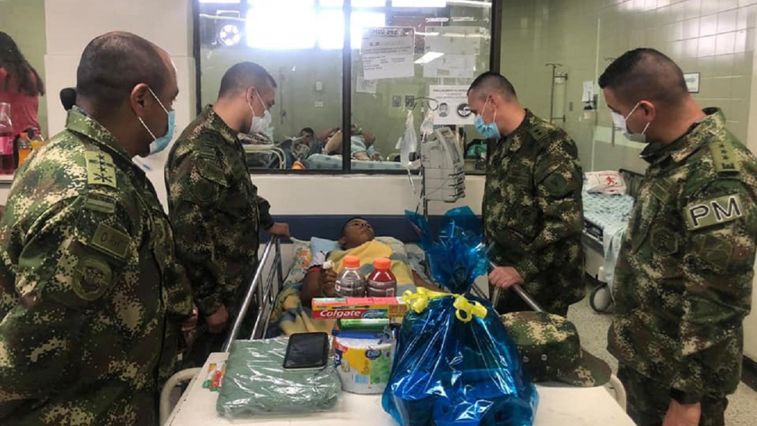 Militares heridos por descarga eléctrica se recuperan satisfactoriamente