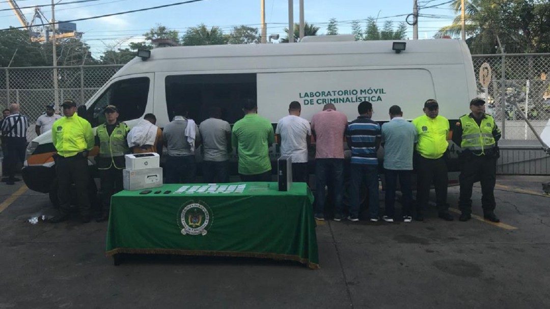 Capturan a banda de 'tramitadores' en el norte de Bolívar
