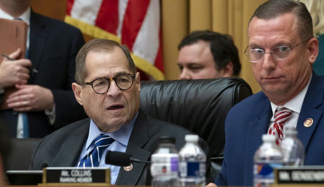 El presidente del Comité Judicial de la Cámara de Representantes, Jerry Nadler y el representante Doug Collins.