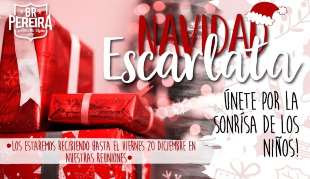 Obras sociales en Navidad: En Pereira la Navidad es escarlata
