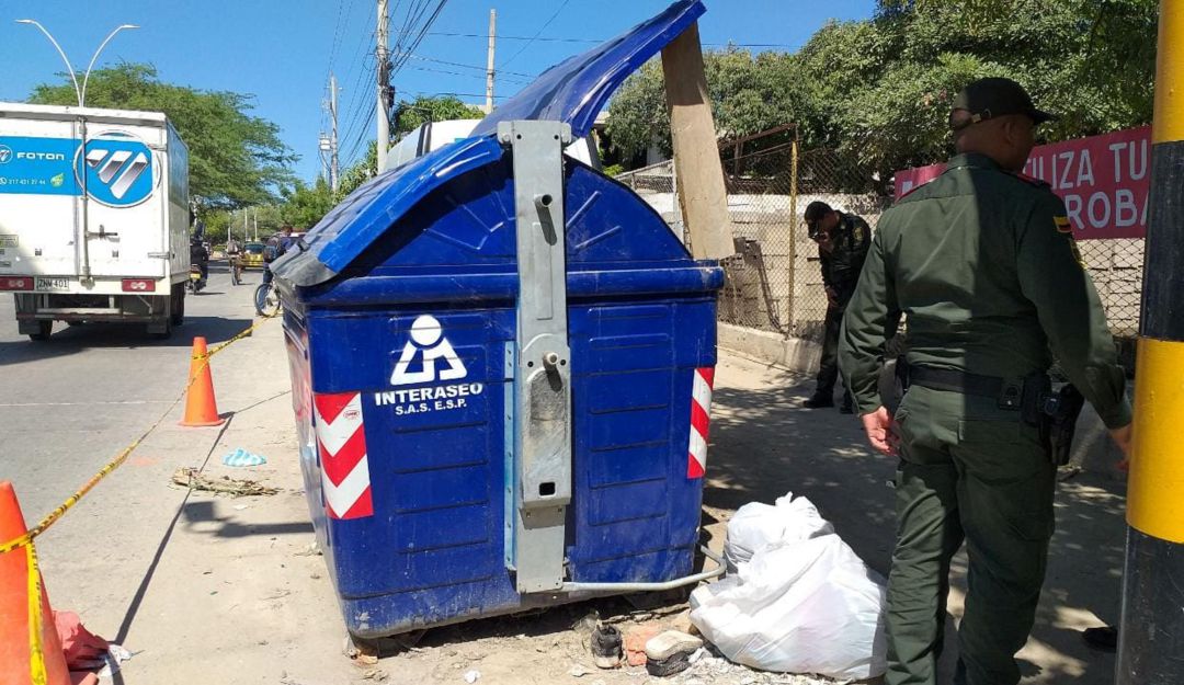 ¡Indignante! Hallan un feto en un contenedor de basura en Santa Marta