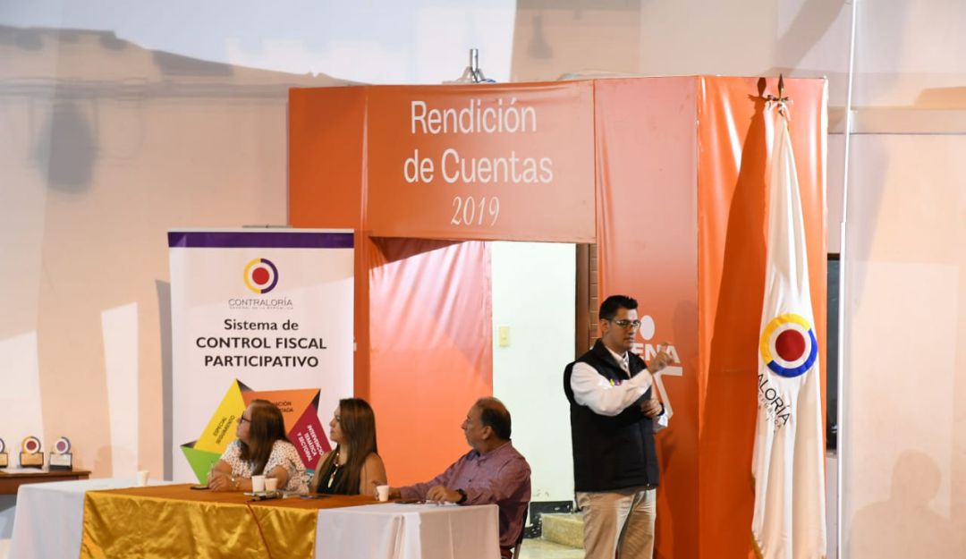 En el auditorio del Sena, Galán en Armenia la Contraloría Gerencia Quindío y su rendición de cuentas