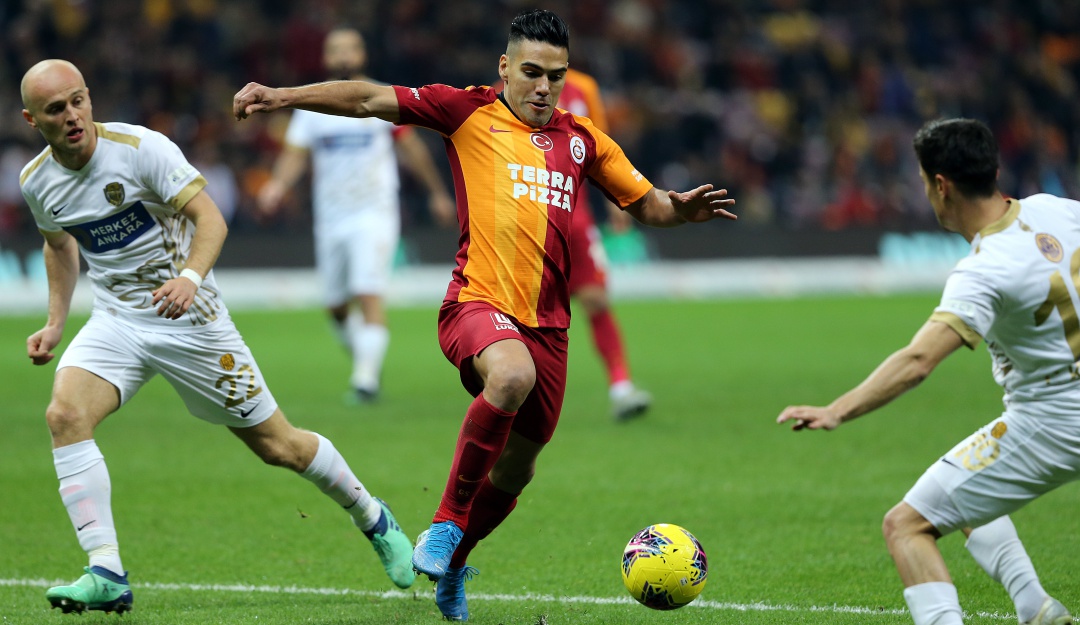 Falcao Galatasaray 2-2 Ankaragücü: Falcao volvió a ser titular pero Galatasaray no pudo con el último