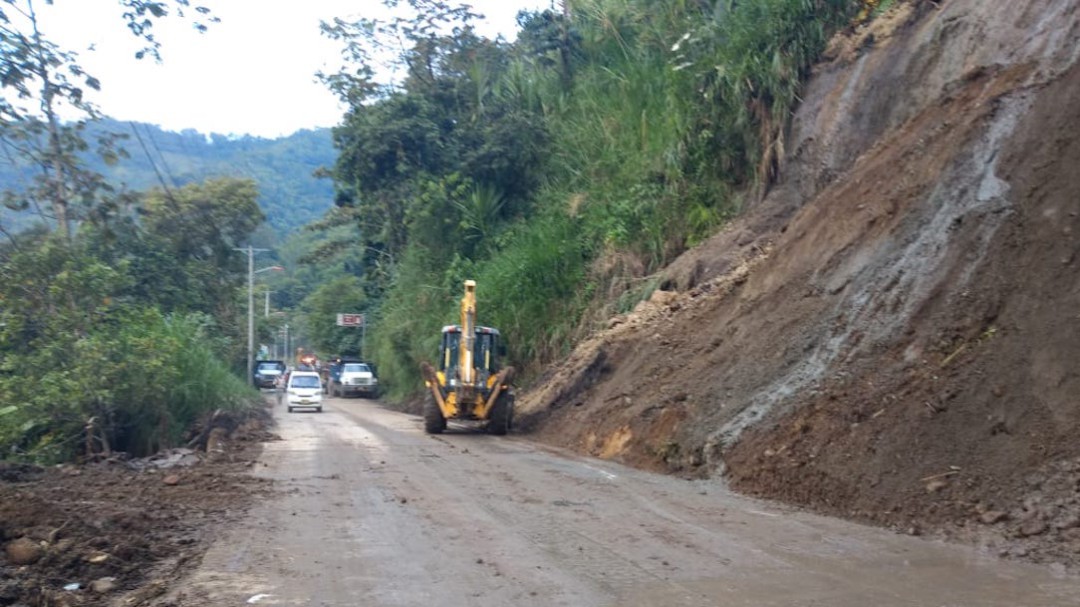 Habilitada vía al cañón del Combeima en Ibagué