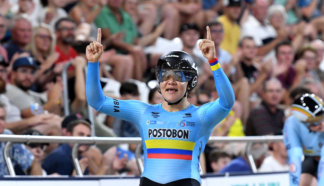 Martha Bayona Copa Mundo Ciclismo en Pista Brisbane Australia Colombia: Martha Bayona se coronó campeona Keirin de la Copa Mundo