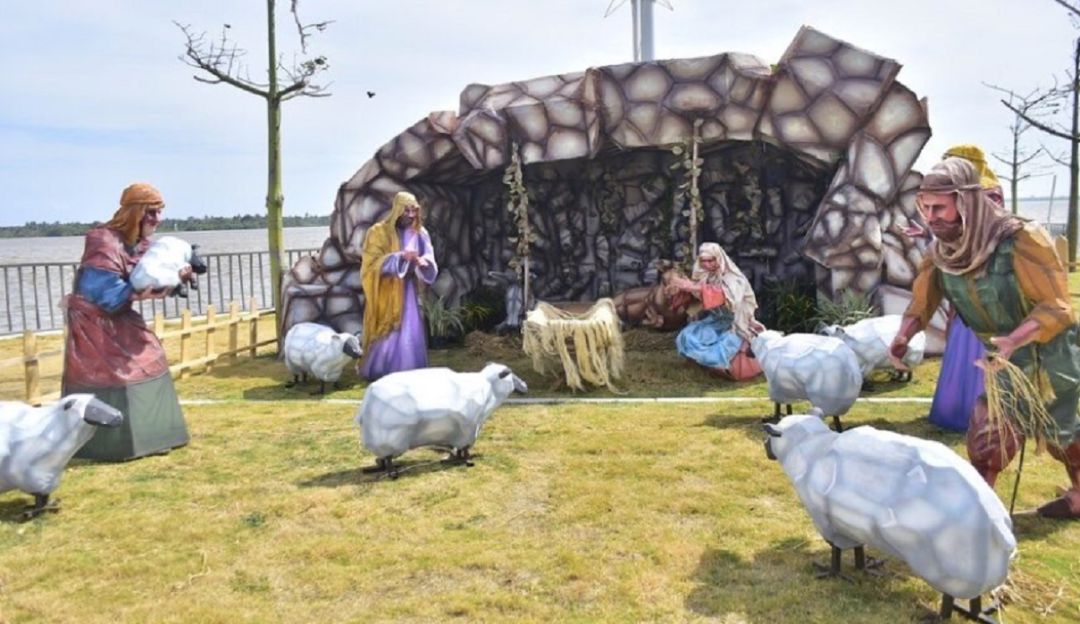 Pesebres Malecón del Río de Barranquilla: El gigantesco pesebre que ilumina el Malecón del Río de Barranquilla