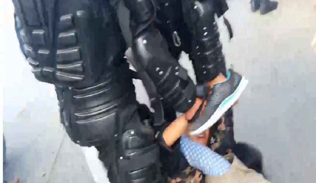 Protestas: Manifestantes del plantón de Juanchito son conducidos a Estación de Policía