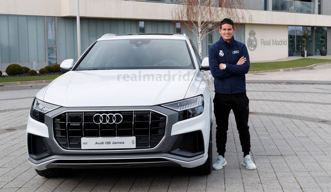 Audi James Rodríguez Real Madrid: Les adelantaron la Navidad, el regalo que recibieron James y sus compañeros