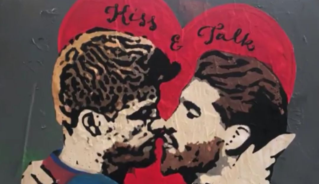 FC Barcelona vs Real Madrid Liga Santander Piqué beso Sergio Ramos: Piqué y Ramos se 'besan' en la previa del clásico español