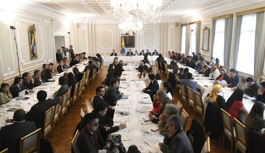 Gobierno de Duque revisa las peticiones del Comité Nacional de Paro: Más allá del nombre, lo importante es cumplir: Rubio sobre mesa del Paro